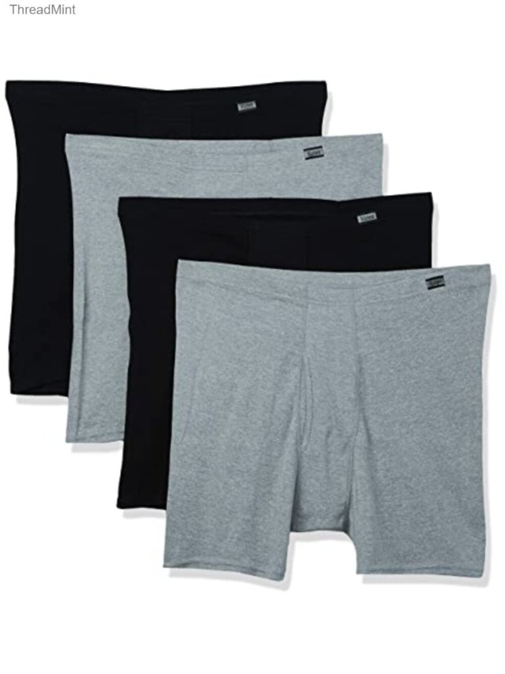 Hanes mens Tagless Comfortsoft Boxer Briefs 2-Pack Waistband
